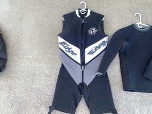lot 232 image: 4 Barefoot Ski Suits plus Shirt