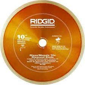 10 in. Glass Tile Blade by RIDGID- not used