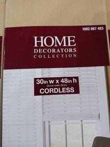 Mixed lot of Cordless wood blinds see pictures