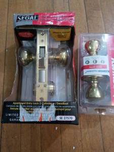 Seagal & Kwikset door knob- mixed conditions - see pictures