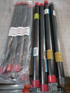 34 in. x 1.3 ft. L Black Industrial Steel Grey Plumbing Pipe (4-Pack) by PIPE DCOR- set of 2- see pictures