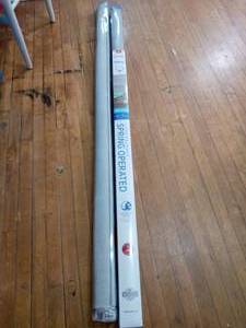 Spring Operated True to Size Stone Cordless UV Blocking & Protection Privacy Fabric EXT Roller Shade 72 in. W x 72 in. L by Coolaroo- set of 2