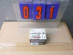 lot 31 image: Box of 325 Federal 22 ammo