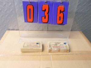 lot 36 image: 2 boxes of 5.56 blank ammo. As shown.