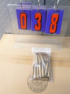 lot 38 image: Approx. 25 rounds 308 blank ammo. As shown.