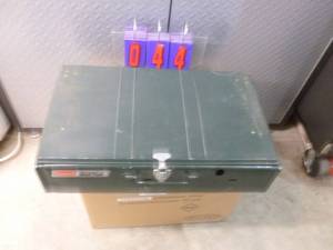 lot 44 image: Coleman dual fuel camping cook stove. As shown.
