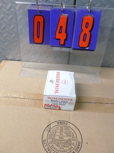 lot 48 image: Box of 100 9 mm ammo. As shown.