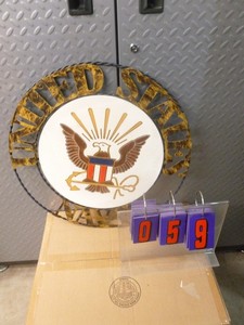 lot 59 image: Military items. As shown.