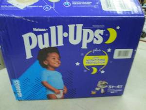 case of pull ups size 3T-4T 60 in c...