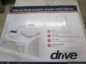 drive premium shower chair with bac...