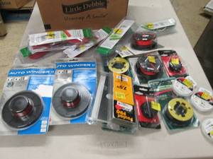 box of string trimmer heads ...