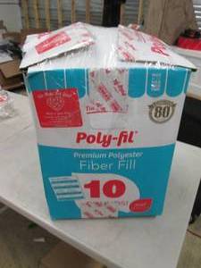 10lbs of poly fil ...
