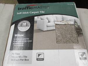 trafficmaster self stick carpet til...