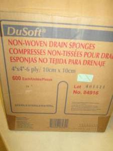 case of dusoft non woven drain spon...