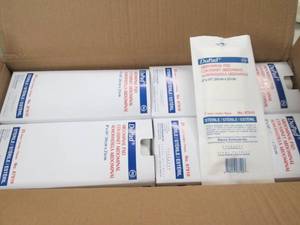 case of dupad abdominal pads 8x10 2...