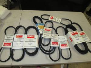dayton vbelts 10 in lot ...