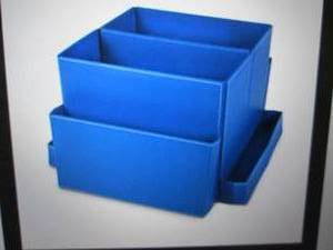guidecraft folding desk organizer b...
