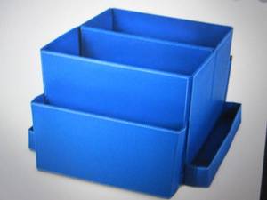 guidecraft folding desk organizer b...