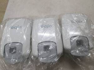 3 gojo dispensers ...