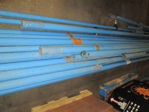 LARGE Lot of aluminum compressed air pipe, assorted size pieces