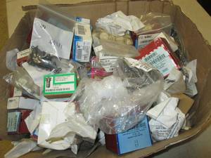 box of screws grade 5 bolts , washe...
