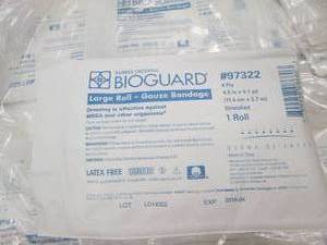 case of bioguard large roll bandage...