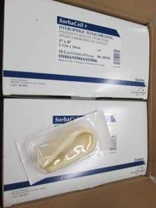 sorbacell hydrophilic foam dressing...