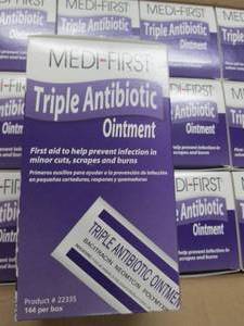 case of 12 boxes of medi-first trip...