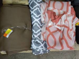 Large Box of Curtains and Drapery P...