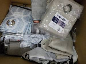 Large Box of Curtains and Drapery P...