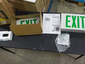 Exit Sign with parts...
