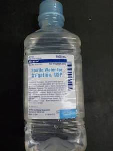5 Bottles of Sterile Water for Irri...