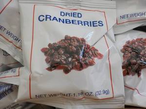 85 - 1.16 oz Bags Dried Cranberries...