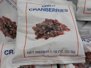 85 - 1.16 oz Bags Dried Cranberries...