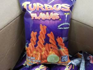 Case of 64 Bags Turbo Flamas...