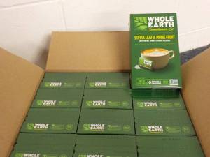 Case of 12 pkgs Whole Earth Stevia ...
