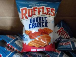 Case of 64 Bags Ruffles Double Crun...
