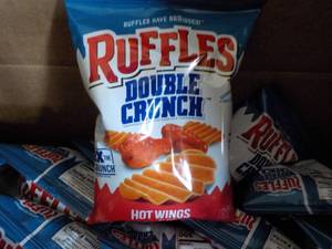 Case of 64 Bags Ruffles Double Crun...