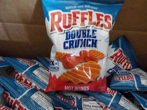 Case of 64 Bags Ruffles Double Crun...