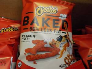 3 Cases 64 bags each Cheetos Flamin...
