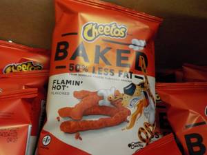 3 Cases 64 bags each Cheetos Flamin...