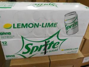 2 -12 packs Sprite Lemon Lime Zero ...