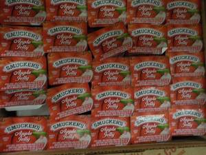 case of Smuckers Apple Jelly...