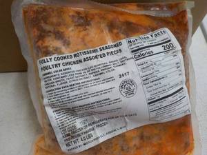 4 lb. Pkg Frozen Fully Cooked Rotis...