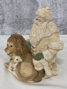 lot 137 image: Two Christmas Sculptures by Suzan Bradford