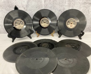 lot 144 image: Vintage 78 Records and Marilyn Monroe Stamps