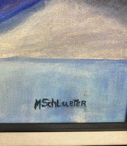 lot 151 image: Painting by Mildred Schlueter
