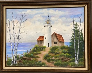 lot 152 image: Painting by Mildred Schlueter