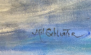 lot 161 image: Painting by Mildred Schlueter