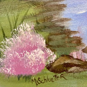 lot 166 image: Painting by Mildred Schlueter